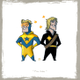Illustration for article titled Everything about these Marvel/DC mash-up toons is awesome